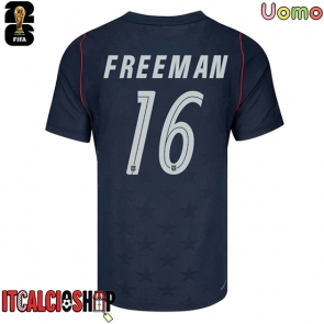 Stati Uniti Alex Freeman #16 Seconda Maglia Mondiali 2026 Manica Corta